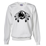 First Nations Sweatshirt Men's & Women's Native Art Gifts & Shirts First Nations Womens Gifts & Shirts art & design by Canadian Metis Artist / Designer Kim Hunter custom imprinted First Nations gifts & apparel available.