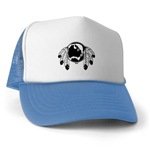 Native Art / First Nations Trucker Hat First Nations Gifts / Native Art Gifts Original Native Art Beautiful Spirit Buffalo Metis Gifts Design by Canadian Artist Kim Hunter Men's, Women's, Kid's,boy's & girl's, Native Art Gifts & Shirts First Nations Gifts For Home & Office & Apparel art & design by Canadian Metis Artist / Designer Kim Hunter custom imprinted First Nations gifts & apparel available.