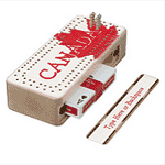 Canada Souvenir Crib Boards Canada Flag Souvenir Games customizable  Your Name Here Canada  Cribbage Boards