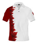 Canada Maple Leaf Golf Shirts Canada Flag Team Polo Shirts Canada Souvenir Polo Shirts MyWear Collection are Handmade Soft, Breathable Fabric and a Classic, Relaxed fit. XS SM Med Lg XL 2xl 3xl 4xl Cool Canada Polo Shirts Collection for Men. Contact the Artist to Customize Your Own Canada Polo / Golf Shirt. 