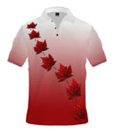 Canada Maple Leaf Golf Shirts Canada Flag Team Polo Shirts Canada Souvenir Polo Shirts MyWear Collection are Handmade Soft, Breathable Fabric and a Classic, Relaxed fit. XS SM Med Lg XL 2xl 3xl 4xl Cool Canada Polo Shirts Collection for Men. Contact the Artist to Customize Your Own Canada Polo / Golf Shirt. 