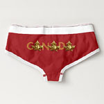 Customizable Canada Panties Thongs & Lady's Canada Souvenir Boy Brief Underwear 