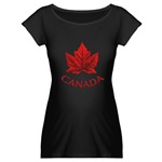 Canada Souvenir Maternity T-shirt Canada Maple Leaf Shirts Gifts for New Moms