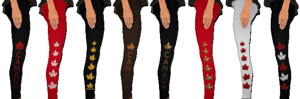 Canada tights and Canada souvenir leggings are fully customizable and come in a variety of colours and sized. Personalize these Canada Flag and Canada Maple Leaf leggings