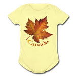 Canada Maple Leaf Baby One Pieces & Creepers Canada Souvenir Collection