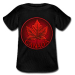 Baby Canada Souvenir T-Shirts Short Sleeve Canada Baby Shirts