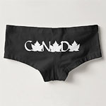 Customizable Canada Panties Thongs & Lady's Canada Souvenir Boy Brief Underwear 