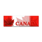 Canada Souvenir Bumper Stickers Canadian Maple Leaf Bumper Stickers Cool Canada Souvenir Stickers Beautiful Maple Leaf Canada Bumper Sticker