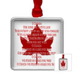 Fully customizable Canada souvenir decorations, keepsakes and fully customizable Canada ornaments