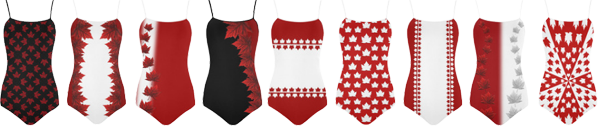 Canada Swimsuits Women's Canada Souvenir Bathing Suits Canada Maple Leaf Sportswear Women's Cool Canada Swimwear Classic Maple Leaf Canada Souvenir Bathing Suits Women's Canada Team Swimsuits Canada Souvenir Lady's Sports Apparel Designer Canada Maple Leaf Bathing Suits Stylish Lady's Canada Team Bathing Suits Souvenir