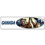 Personalized Canada Souvenir Bumper Stickers 