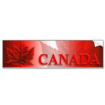 Personalized Canada Souvenir Bumper Stickers 