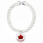 Canada Souvenir Bracelets Canada Flag Costume Jewelry Canada Flag Maple Leaf Souvenir Bracelets