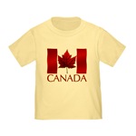 Baby Canada Flag T-shirt Infant Toddler Canada Souvenir Baby T-shirt Canada Maple Leaf Baby T-shirt Canada Souvenirs for Babies Toddlers Canada Souvenir Gifts Baby T-Shirts 