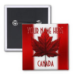 Canada Buttons Canada Flag Buttons Souvenir Collection