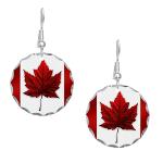 Canada Flag Earrings Stylish Canada Souvenir Earrings