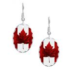 Canada Flag Earrings Stylish Canada Souvenir Earrings