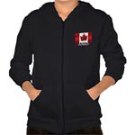 Canada Flag Kid's Hoodie Jacket Canada Kid's Zipper Hoodie