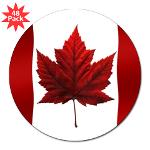 Canada Souvenir Lapel Stickers Big Canada Flag Stickers