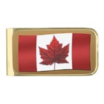 Personalized Canada souvenir money clips Canada flag money clips and Canadian maple leaf money clip and Canada souvenir money clips collection