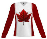 Women's Canada souvenir shirts long sleeve Canada shirts collection XS to 4XL Ladies and Canada team long sleeve shirts mywear collection sizes are fully customizable. 