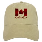 Canada Flag Souvenir Baseball Cap Canada Souvenir Caps for Men Woman Boys Girls Beautiful Red Canada Flag Caps