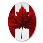 Canadian Flag Souvenir Ornament Keepsake Canada Trinket Canada Souvenirs for Home & Office Beautiful Red Maple Leaf Canada Ornaments