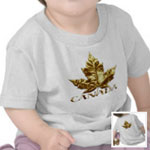 Gold Medal Canada Souvenir Shirts Baby Collection