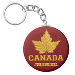 Personalized Canada Souvenir Key Chains