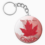 Personalized Canada Souvenir Key Chains