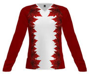 Women's Canada souvenir shirts long sleeve Canada shirts collection XS to 4XL Ladies and Canada team long sleeve shirts mywear collection sizes are fully customizable. 