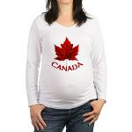 Long Sleeve Canada Maternity Shirts Canada Souvenir Shirts Long Sleeve