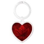 Romantic Canada Keychains Red Maple Leaf Souvenir 