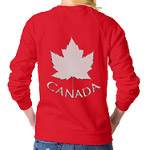 women's customizable Canada souvenir sweatshirts