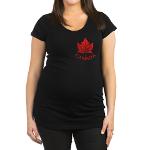 Canada Maple Leaf Maternity T-shirt Canada Souvenir Shirt