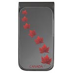 Personalized Canada souvenir money clips Canada flag money clips and Canadian maple leaf money clip and Canada souvenir money clips collection