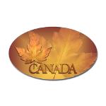 Yellow Maple Leaf Canada Stickers Canada Souvenirs 