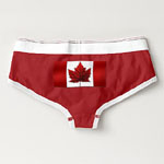 Canada Flag Panties Customizable Canada Panties Thongs & Lady's Canada Souvenir Boy Brief Underwear 