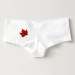 Customizable Canada Panties Thongs & Lady's Canada Souvenir Boy Brief Underwear 