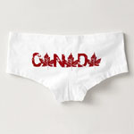 Customizable Canada Panties Thongs & Lady's Canada Souvenir Boy Brief Underwear 