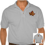 Autumn Canada Souvenir Golf Shirts Canada Maple Leaf Shirts