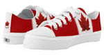 fully customizable Canada shoes and sneakers available in Kim's Canada souvenir shoe collection on zazzle. Click Here to see Kim's customizable Canada sneakers, running shoes and canvas runners and Canada deck shoes collection online. 