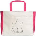 Canada Souvenir Beach Tote Canada Maple Leaf Tote Bags 