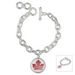 Personalized Canada Charm Bracelets