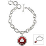 Personalized Canada Charm Bracelets