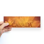 Canada Maple Leaf Bumper Sticker Souvenir 