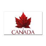 Maple Leaf Sticker Souvenir