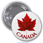 Canada Buttons Souvenir Mapel Leaf Canada Buttons Collection 