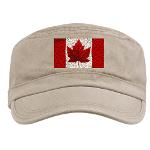 Canada Souvenir Military Cap Canada Caps & Gifts Cool Canada Flag Military Caps & Gifts Canada Flag Art Caps