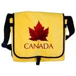 Canada Souvenir Messenger Bag Canada Souvenir Satchel Gifts Canadian Maple Leaf  Souvenirs for Home & Office Beautiful Red Canada Maple Leaf Gifts